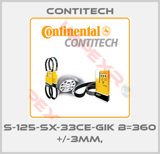 Contitech-S-125-SX-33CE-GIK b=360 +/-3mm,