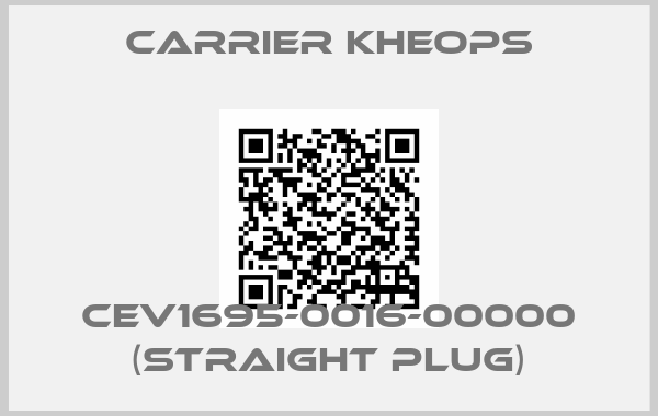 Carrier Kheops-CEV1695-0016-00000 (straight plug)