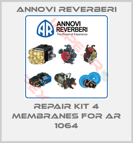 Annovi Reverberi-Repair kit 4 membranes For AR 1064