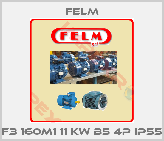 Felm-F3 160M1 11 KW B5 4P IP55