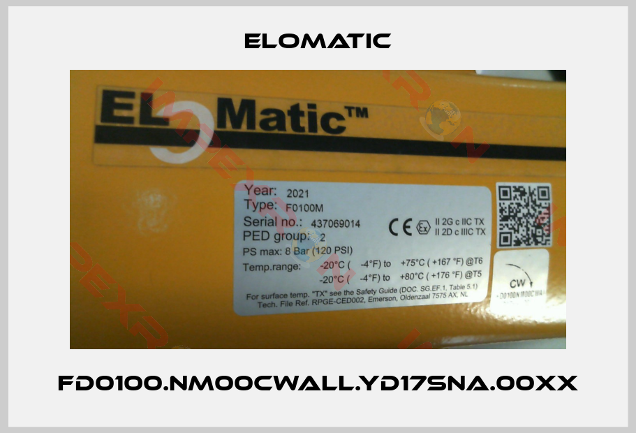 Elomatic-FD0100.NM00CWALL.YD17SNA.00XX