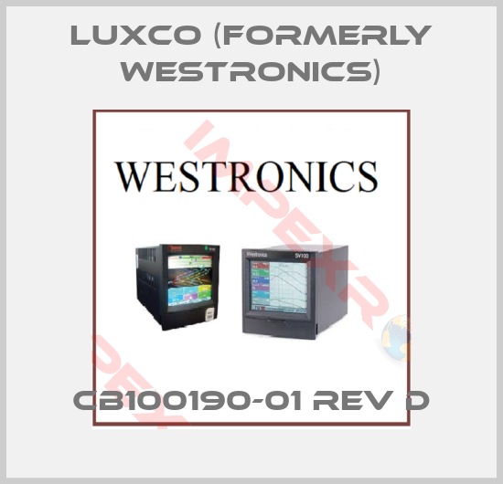 Luxco (formerly Westronics)-CB100190-01 REV D