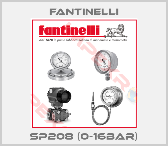 Fantinelli-SP208 (0-16bar)