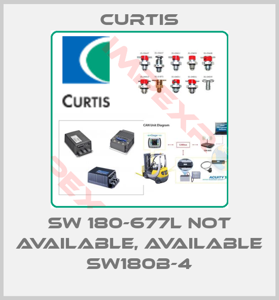 Curtis-SW 180-677L not available, available SW180B-4