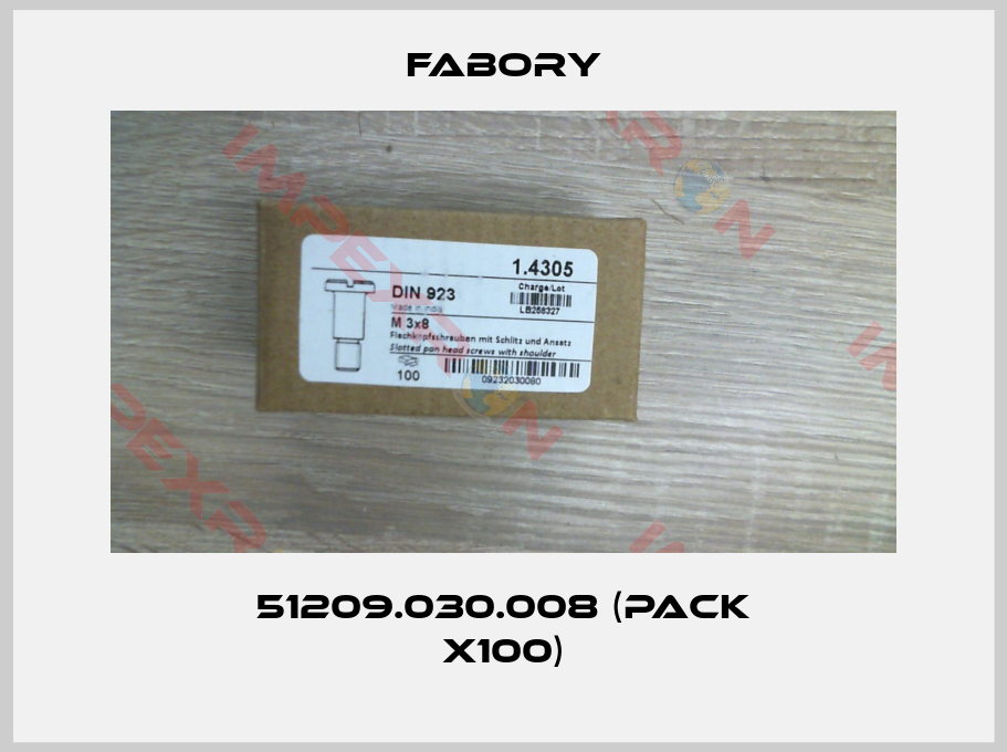 Fabory-51209.030.008 (pack x100)
