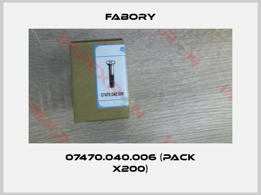 Fabory-07470.040.006 (pack x200)