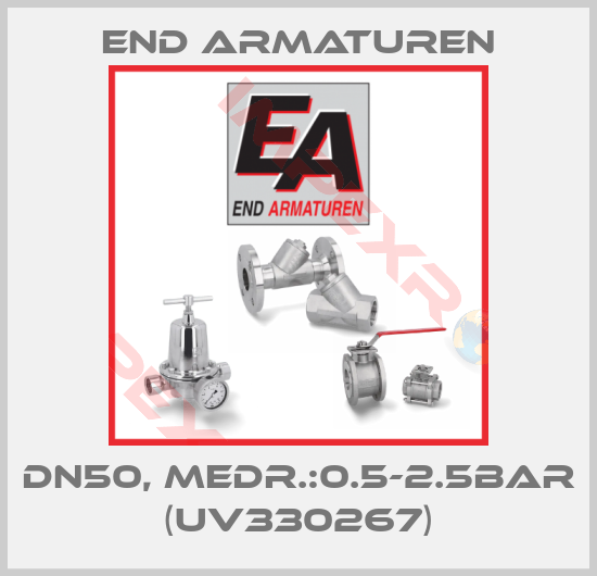 End Armaturen-DN50, Medr.:0.5-2.5bar (UV330267)
