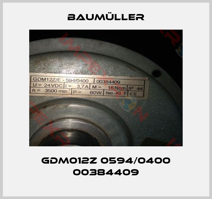 Baumüller-GDM012Z 0594/0400 00384409