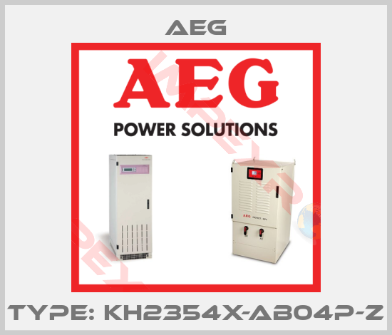 AEG-Type: KH2354X-AB04P-Z