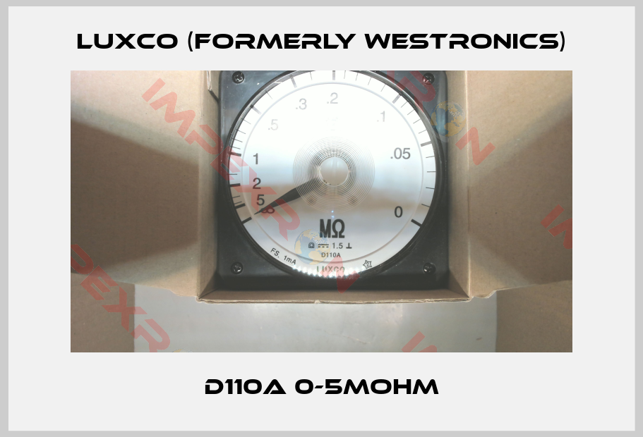 Luxco (formerly Westronics)-D110A 0-5MOHM