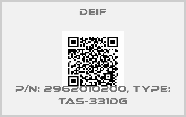 Deif-P/N: 2962010200, Type: TAS-331DG