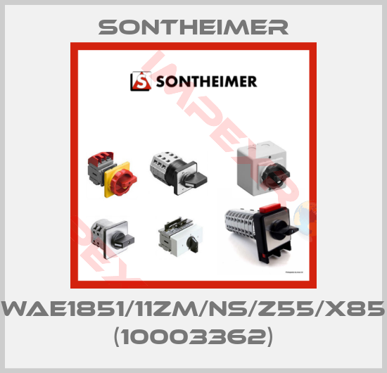 Sontheimer-WAE1851/11ZM/NS/Z55/X85 (10003362)