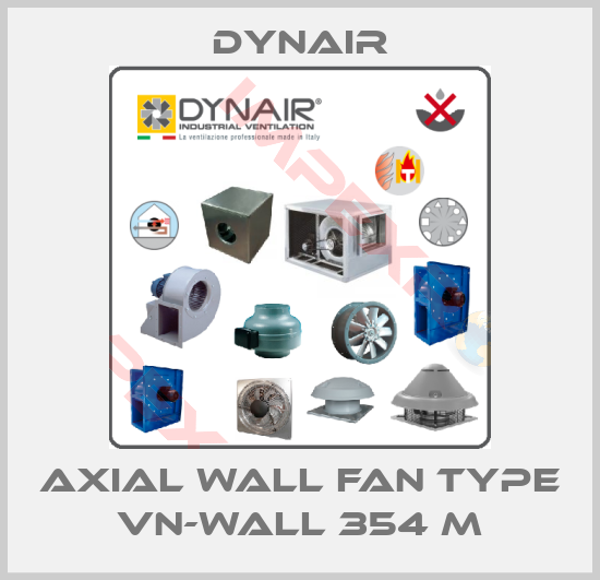 Dynair-Axial wall fan type VN-Wall 354 M