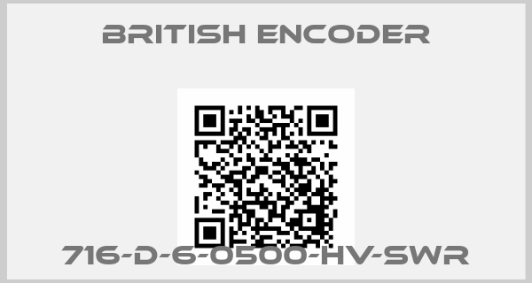 British Encoder-716-D-6-0500-HV-SWR