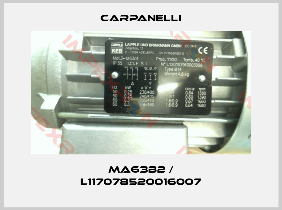 Carpanelli-MA63b2 / L117078520016007