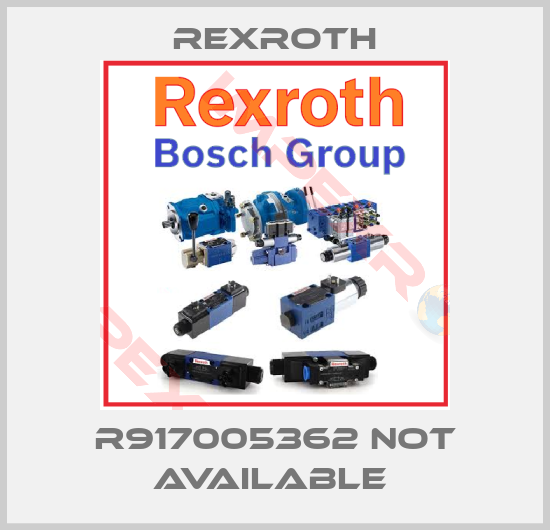 Rexroth-R917005362 not available 