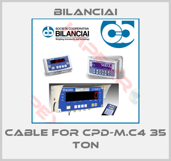 Bilanciai-Cable for CPD-M.C4 35 Ton