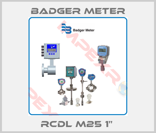 Badger Meter-RCDL M25 1" 