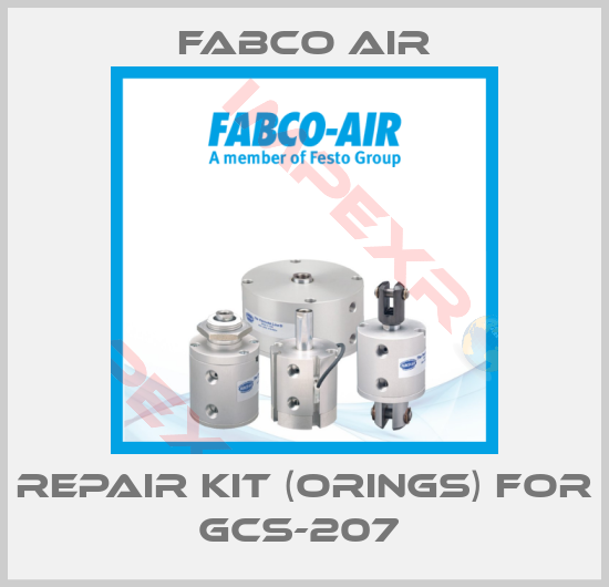 Fabco Air-REPAIR KIT (ORINGS) FOR GCS-207 