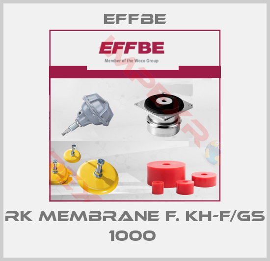 Effbe-RK MEMBRANE F. KH-F/GS 1000 