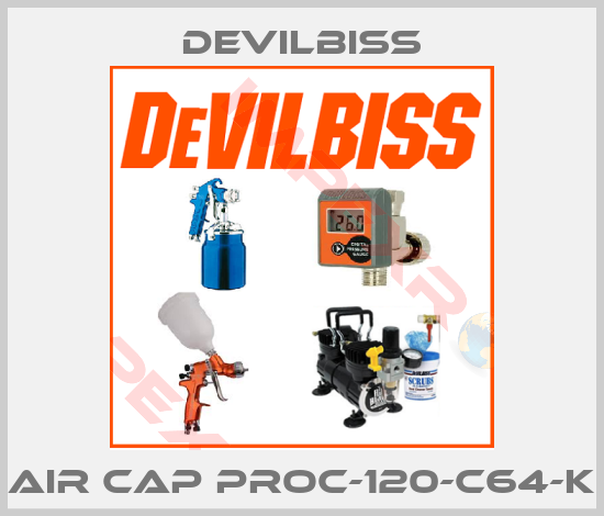 Devilbiss-Air cap PROC-120-C64-K