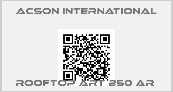 Acson International-ROOFTOP ART 250 AR 