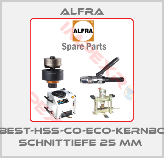 Alfra-Rotabest-HSS-Co-Eco-Kernbohrer Schnittiefe 25 mm 