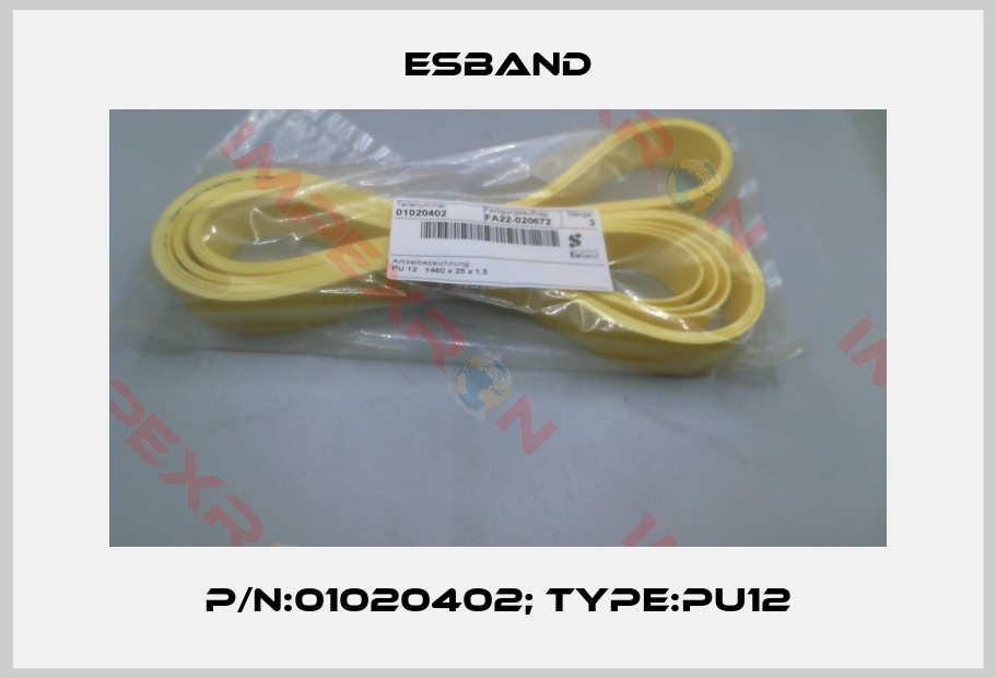 Esband-P/N:01020402; Type:PU12