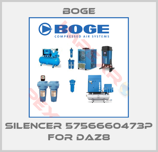 Boge-Silencer 5756660473P for DAZ8