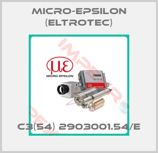 Micro-Epsilon (Eltrotec)-C3(54) 2903001.54/E