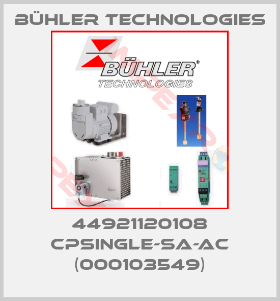 Bühler Technologies-44921120108 CPsingle-SA-AC (000103549)