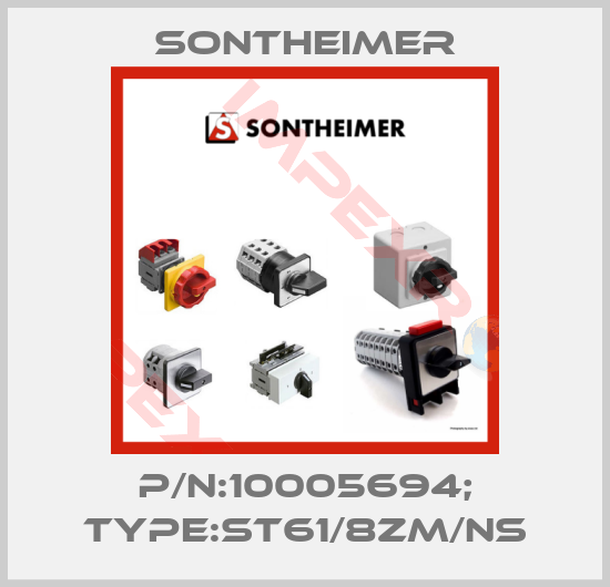 Sontheimer-P/N:10005694; Type:ST61/8ZM/NS