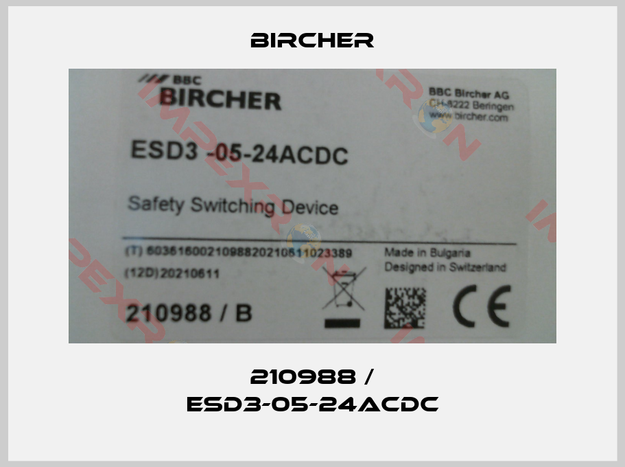Bircher-210988 / ESD3-05-24ACDC