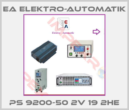 EA Elektro-Automatik-PS 9200-50 2V 19 2HE