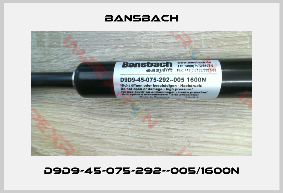 Bansbach-D9D9-45-075-292--005/1600N