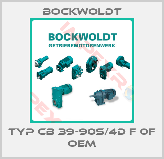 Bockwoldt-Typ CB 39-90S/4D F 0F OEM