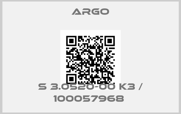 Argo-S 3.0520-00 K3 / 100057968 