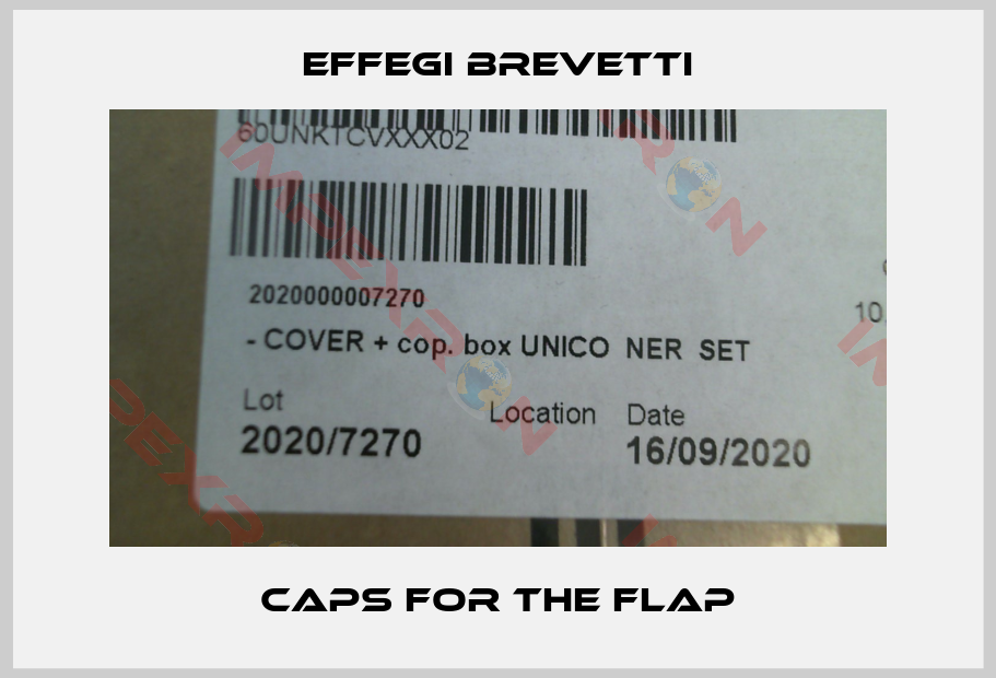 Effegi Brevetti-caps for the flap