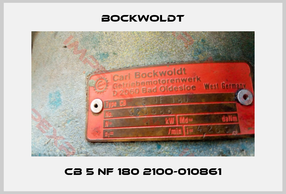 Bockwoldt-CB 5 NF 180 2100-010861