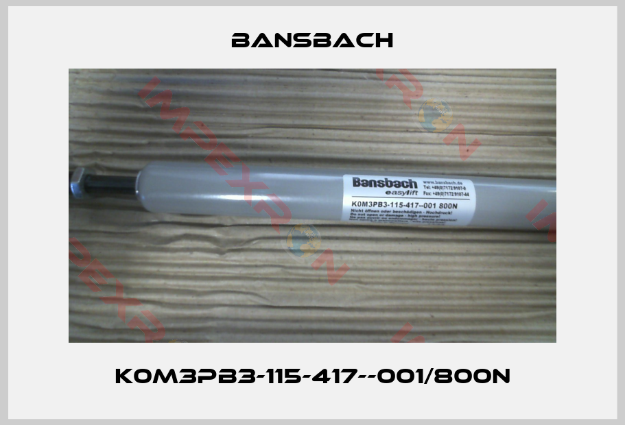 Bansbach-K0M3PB3-115-417--001/800N