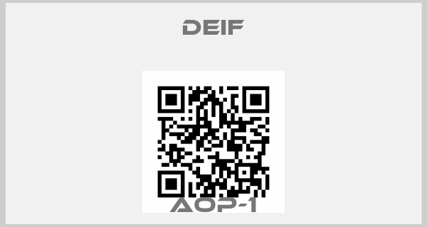 Deif- AOP-1
