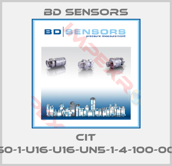 Bd Sensors-CIT 750-1-U16-U16-UN5-1-4-100-000