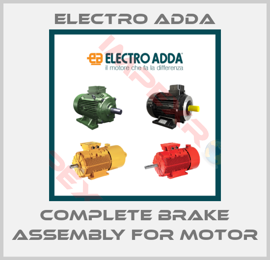 Electro Adda-Complete brake assembly for motor