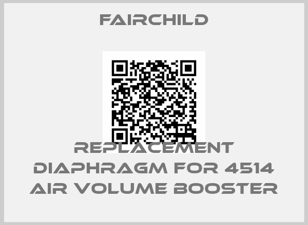 Fairchild-Replacement diaphragm for 4514 Air Volume Booster