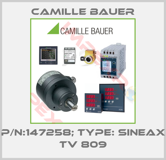 Camille Bauer-p/n:147258; Type: Sineax TV 809