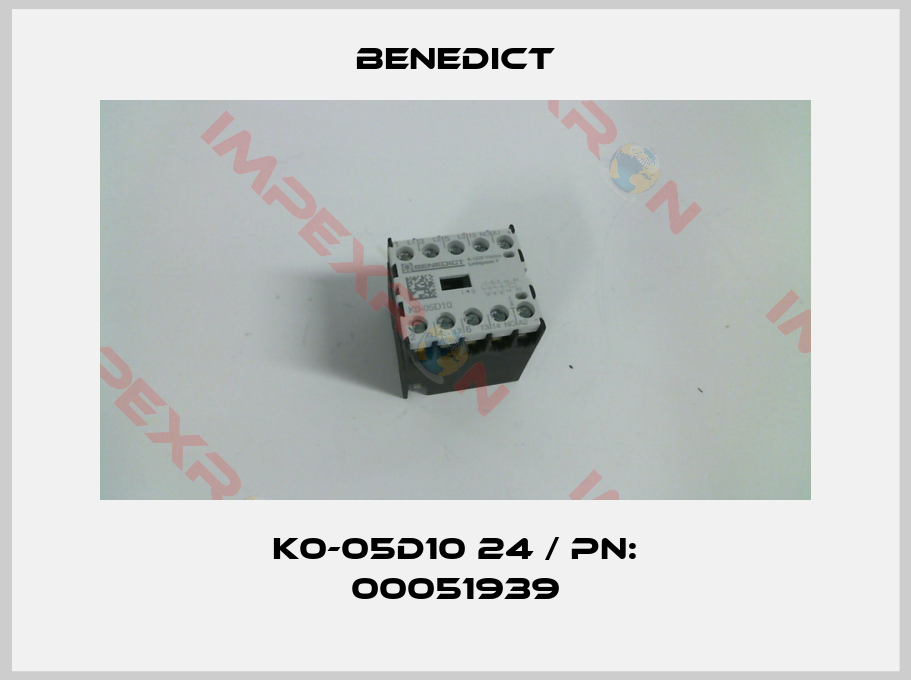 Benedict-K0-05D10 24 / PN: 00051939