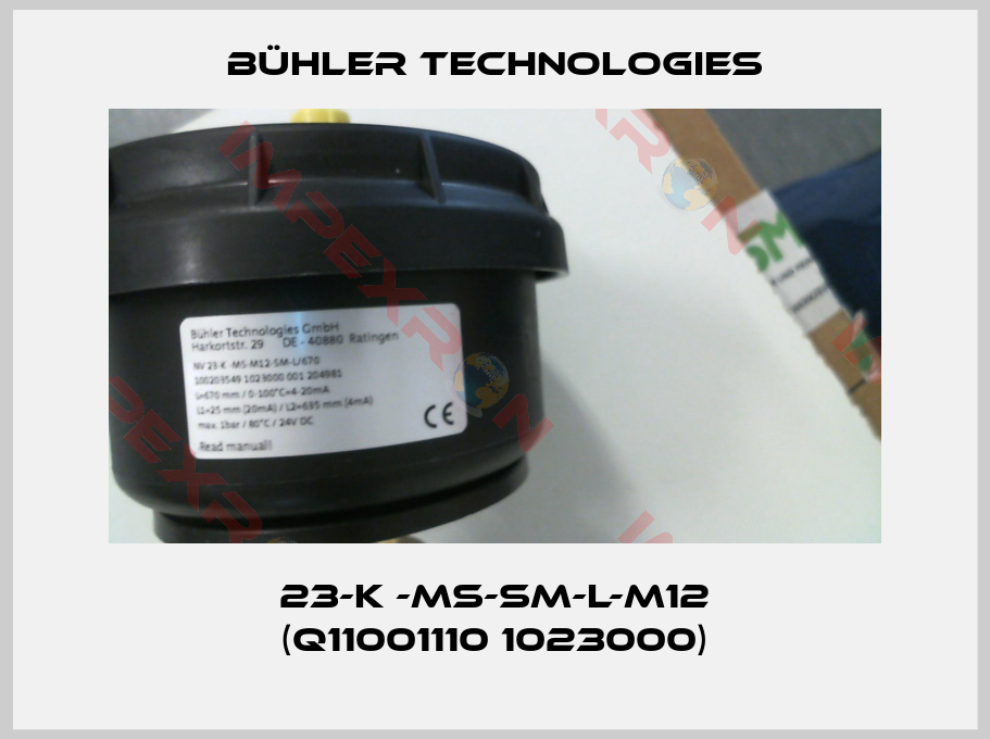 Bühler Technologies-23-K -MS-SM-L-M12 (Q11001110 1023000)