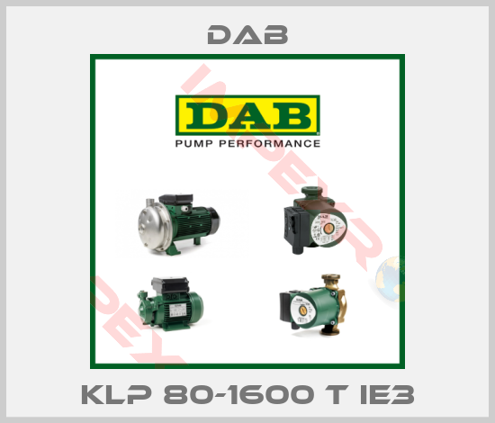 DAB-KLP 80-1600 T IE3