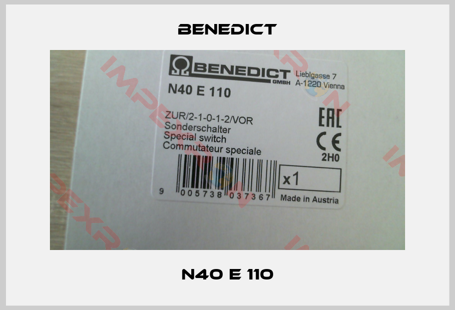 Benedict-N40 E 110