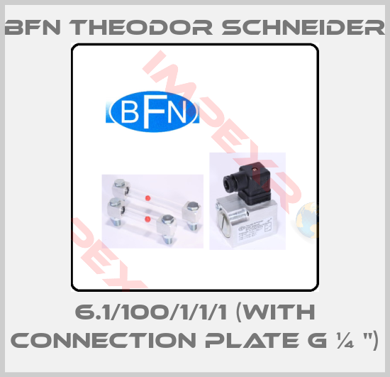 BFN Theodor Schneider-6.1/100/1/1/1 (With connection plate G ¼ ")